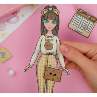 Sổ thời trang mini Bear Wardrobe