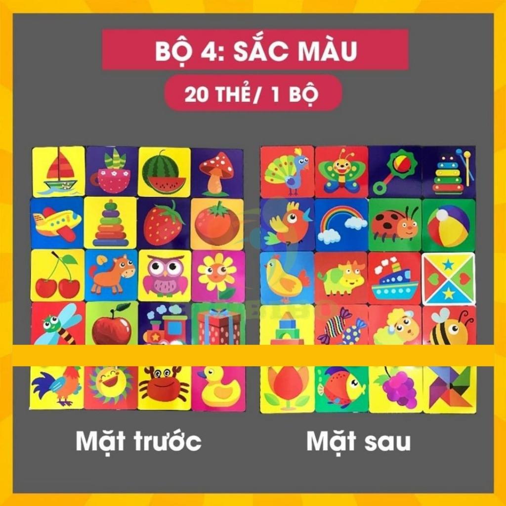 Bộ thẻ kích thích thị giác trẻ sơ sinh - Binbibo