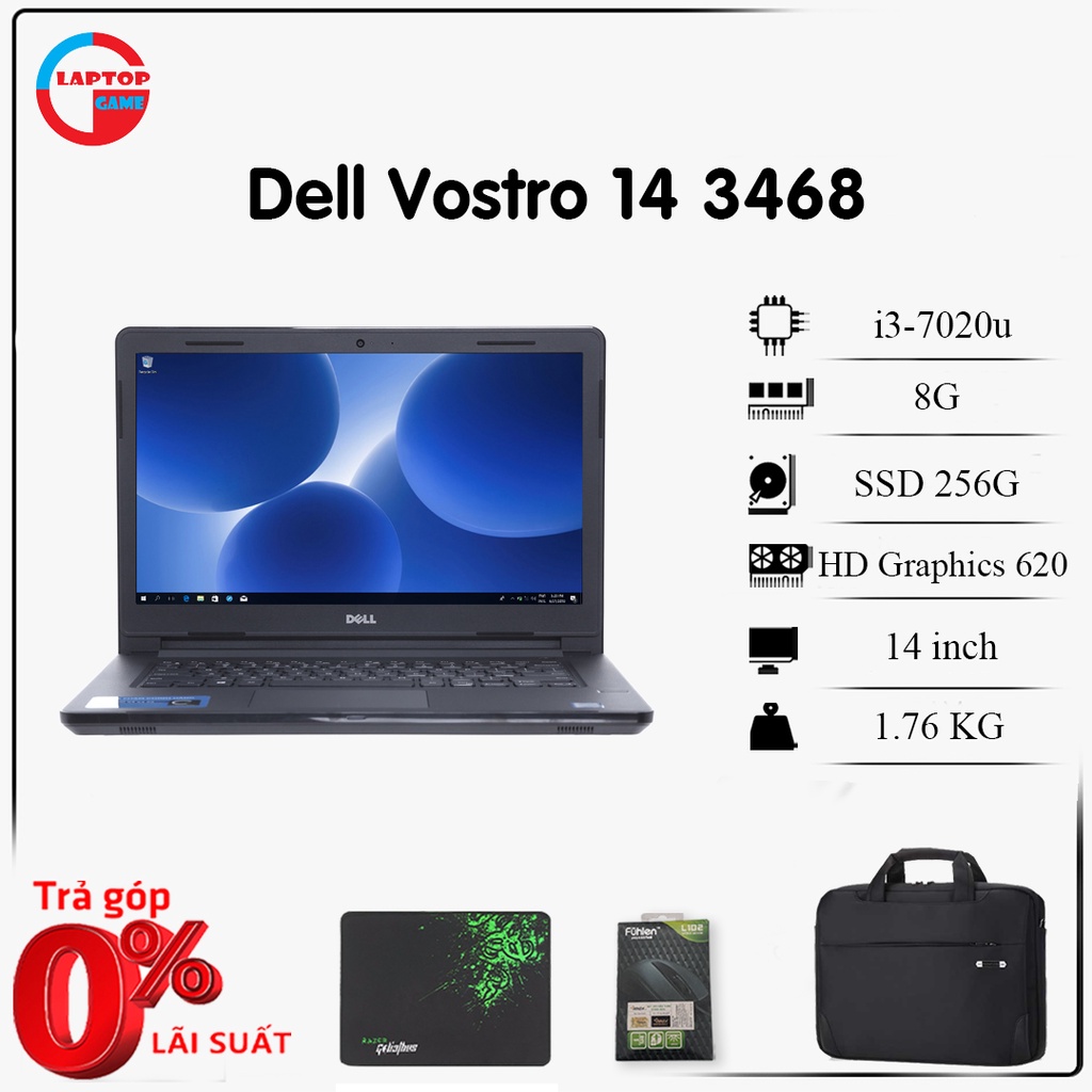 Laptop văn phòng giá rẻ dell vostro 2420 i3 3110 4gb 500gb giá tốt