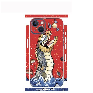 Tấm dán Skin Mặt Sau Rồng Anime FULL VIỀN Dành Cho 14 pro max , 13 pro max , 12 pro max , 11 pro max , xs max - FukiShop