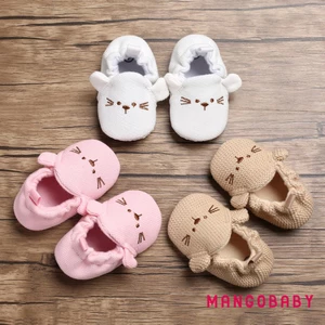 Mgg-giày Trẻ Sơ Sinh, Giày Đế Bằng Chống Trơn Trượt Cho Bé Trai Bé Gái Trong 0-18 Tháng