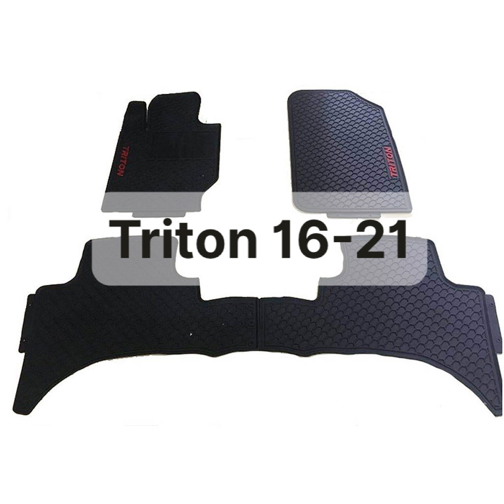 Thảm lót sàn ô tô Mitsubishi Triton 2016-2022, bộ trải sàn cao su PVC đúc, không mùi dễ dàng vệ sinh giá tốt