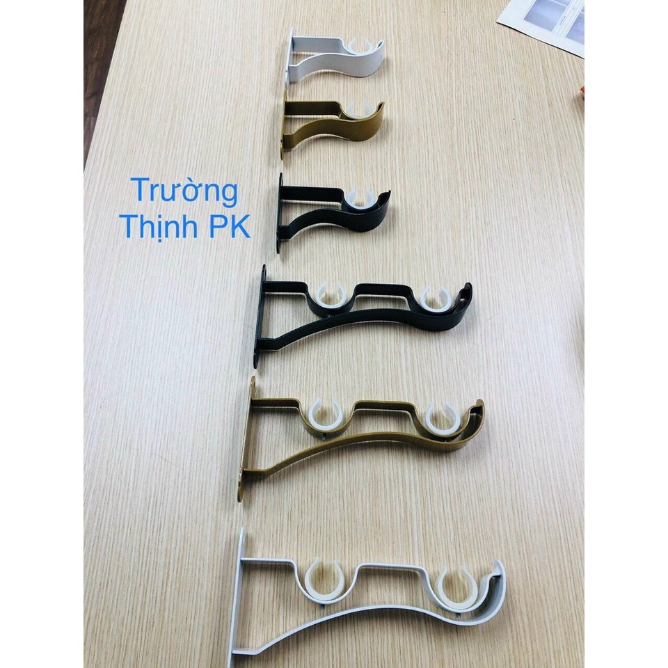 Trụ đỡ đơn, kép cho thanh treo rèm phi 28-33 [hàng loại đẹp, bền, chắc ...
