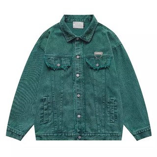 Áo Khoác Jeans Nam Nữ Denim Jacket Hàn Quốc Phối Phụ Kiện Hình Thêu Nổi,3 Màu Áo Cực Hót  From Rộng Thời Trang Unisex