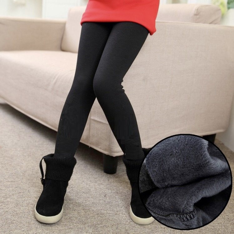 Quần legging bé gái lót lông thời trang trẻ em BEESHOP D25003