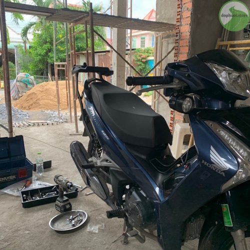 Baga cảng sau chịu lực Givi HRV / HRX cho xe Honda Wave125i / Future 125Fi - Chính hãng