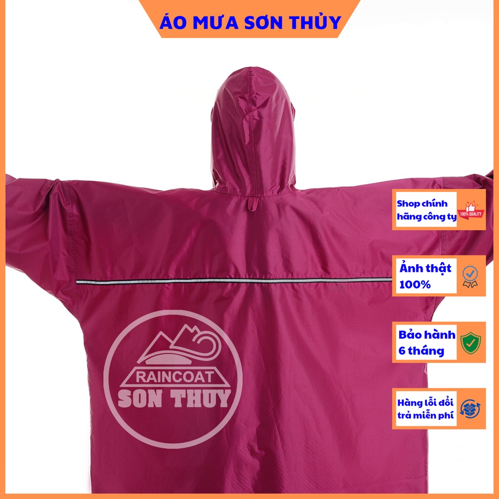 Áo mưa bít kín Sơn Thủy - áo mưa có tay vải dù vân tổ ong siêu nhẹ K7B ST3 | BigBuy360 - bigbuy360.vn