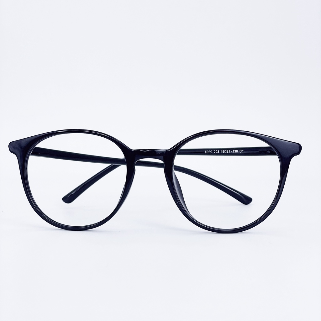 Gọng Kính Mắt Tròn Nam Nữ Thời Trang LEMONEYEWEAR Chất Liệu Nhựa Dẻo LE203