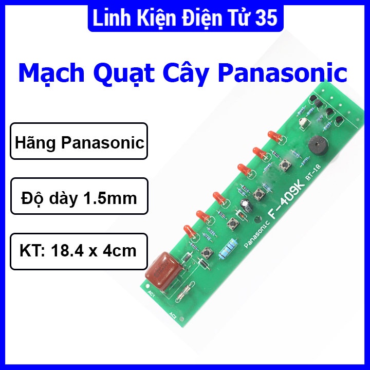 Linh kiện mạch module quạt cây PanasonicF- 409K, hàng chính hãng, chất ...