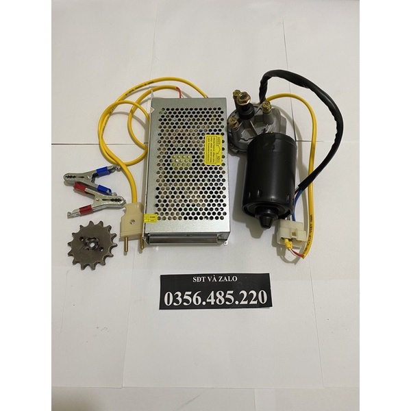 Mô tơ giảm tốc 12V - 50W siêu bền , quay vịt - gà , gạt mưa , kéo rèm ...