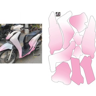 Tem Trùm SH HỒNG TRẮNG LOANG,Team Decal SH 2017-2018-2019- tem xe máy thiết kế theo yêu cầu-Tem xe máy rẻ đẹp và chất