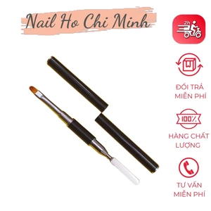 Cọ đắp gel 2 đầu - cọ đắp gel gôm chuyên dụng cho dân làm móng