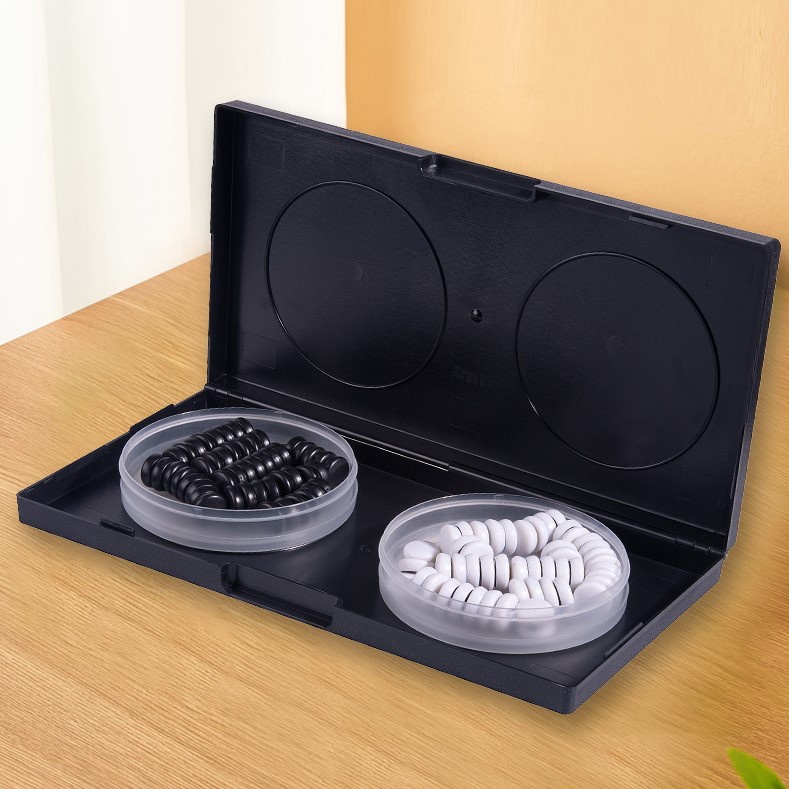 Ảnh Bộ cờ vây nam châm cỡ lớn 37x37cm kiêm cờ ca rô có bàn là hộp đựng chính hãng Amalife 4