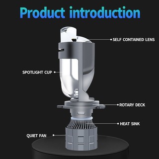 Bóng Đèn LED Mini Màu Sắc Kép 100W H4 20000LM 3000K 6000K Chất Lượng Cao Cho Xe Hơi