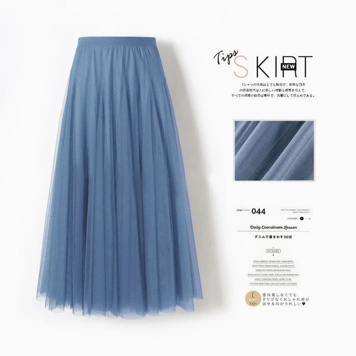 Fabric Pleated Fashion Skirt Dress Maxi Voan – 2