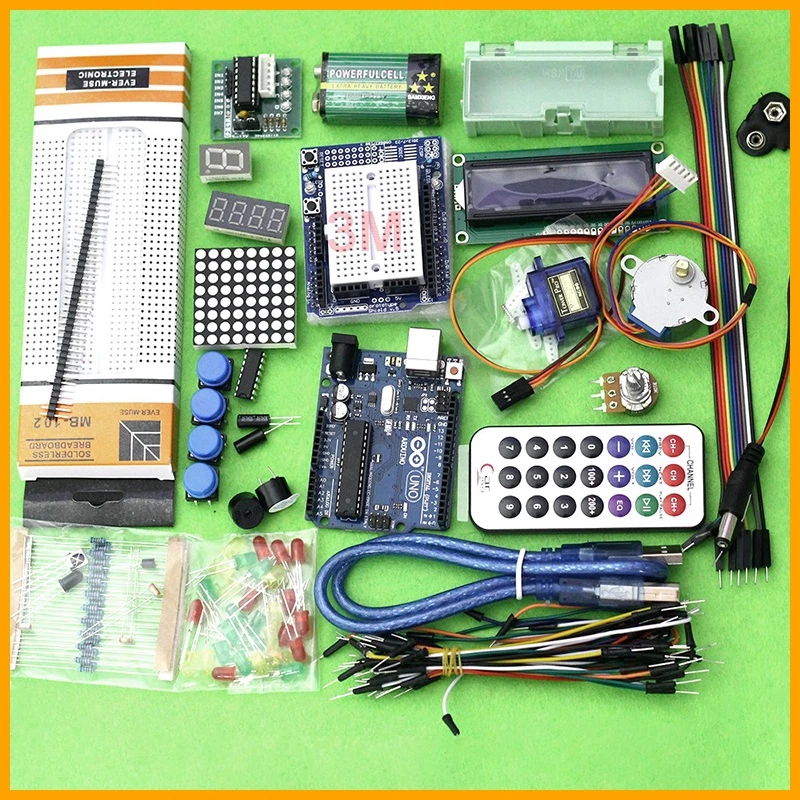 Combo Bộ Kit Học Tập Arduino Uno R3 V1 Cơ Bản