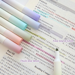 Set 4 Bút Đánh Dấu Màu Sắc Gradient Bắt Sáng Tốt Tiện Dụng