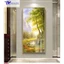 Tranh Treo Tường Sơn Dầu Phong Cảnh Đứng , Tranh Tráng Gương D40x60cm D50x75cm D60x90cm D70x110m