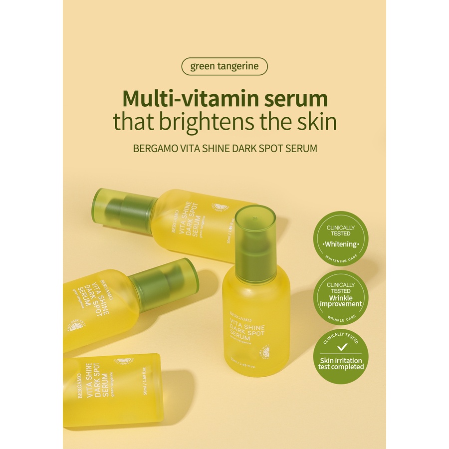 Ảnh Serum BERGAMO quýt xanh chứa vitamin làm mờ thâm nám 50ml 1