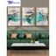 Tranh Treo Tường Hiện Đại 6 , Tranh Tráng Gương 9 (Bộ 3 Tấm)