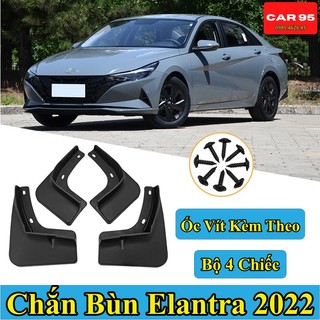 Chắn Bùn Hyundai elantra Đời 2022 Chất liệu Nhựa Dẻo Tặng kèm Ốc Vít ,Bộ 4 Chiếc Hàng Loại 1