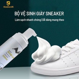 Bộ vệ sinh giày sneaker 200ml - vệ sinh giày thể thao, ba lô, túi sách, áo khoác