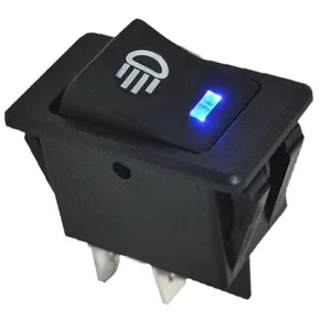 Nút điều khiển công tắc đèn sương mù Yoo Universal 12V LED 4Pin Rocker cho thuyền ô tô