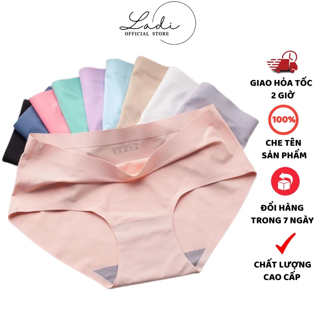 Quần Lót Nữ Đúc Su LADI Không Đường May Siêu Mỏng Mát Co Giãn 4 Chiều