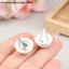 4 Cái / bộ 1: 12 Nhà Búp Bê Thu Nhỏ Bát Gốm Canh Thìa Đồ Chơi Mô Hình [zkm]