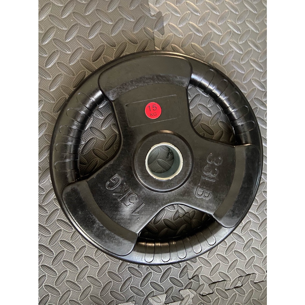 Ảnh BG Tạ miếng bọc cao su non Thái Lan (ø: 50mm) 20KG 3