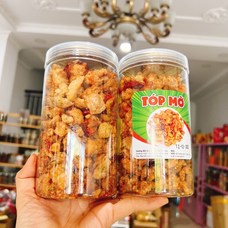 Tóp Mỡ Mắm Tỏi Hành loại 1 ít mỡ siêu ngon hủ 230gr