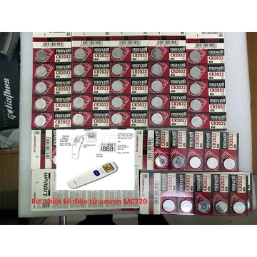 ⚡️[Loại xịn] Pin nhiệt kế điện tử omron MC720 MC-720 MC-522 MC522 MC510 MC-510 TH-839S (1 viên )