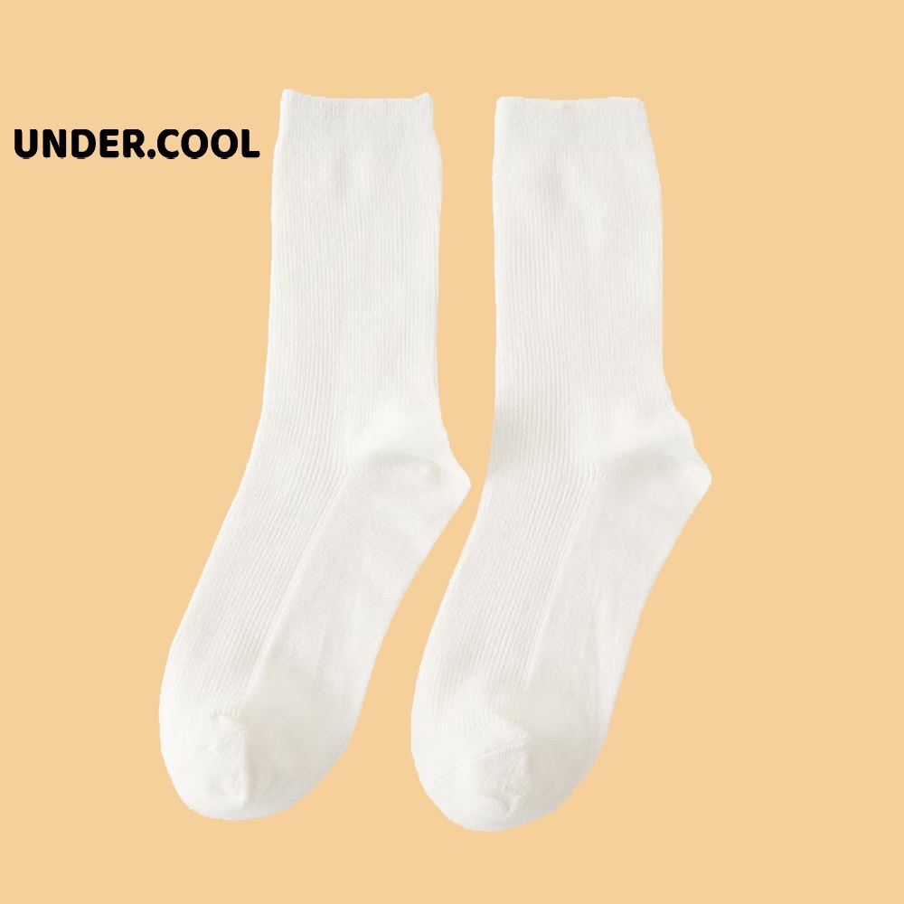 Tất Nữ Cổ Cao UNDERCOOL Vintage Gân Tăm Chất Len Mềm Mại, vớ mềm cổ cao TC02