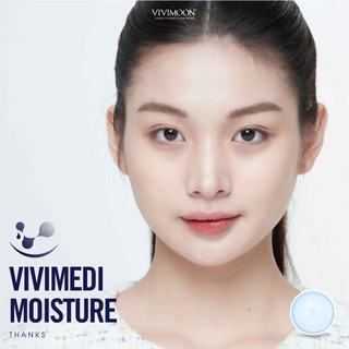 Lens trong suốt cận khóa ẩm Vivimooon Vivimedi Moisture hạn sử dụng 3 - 6 tháng