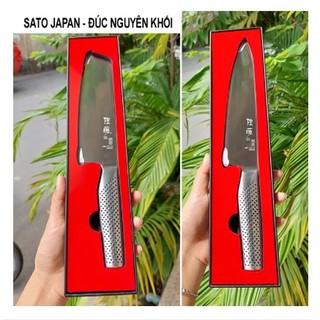 Dao Nhật Làm Bếp Sato Đúc Nguyên Khối Siêu Sắc Bén