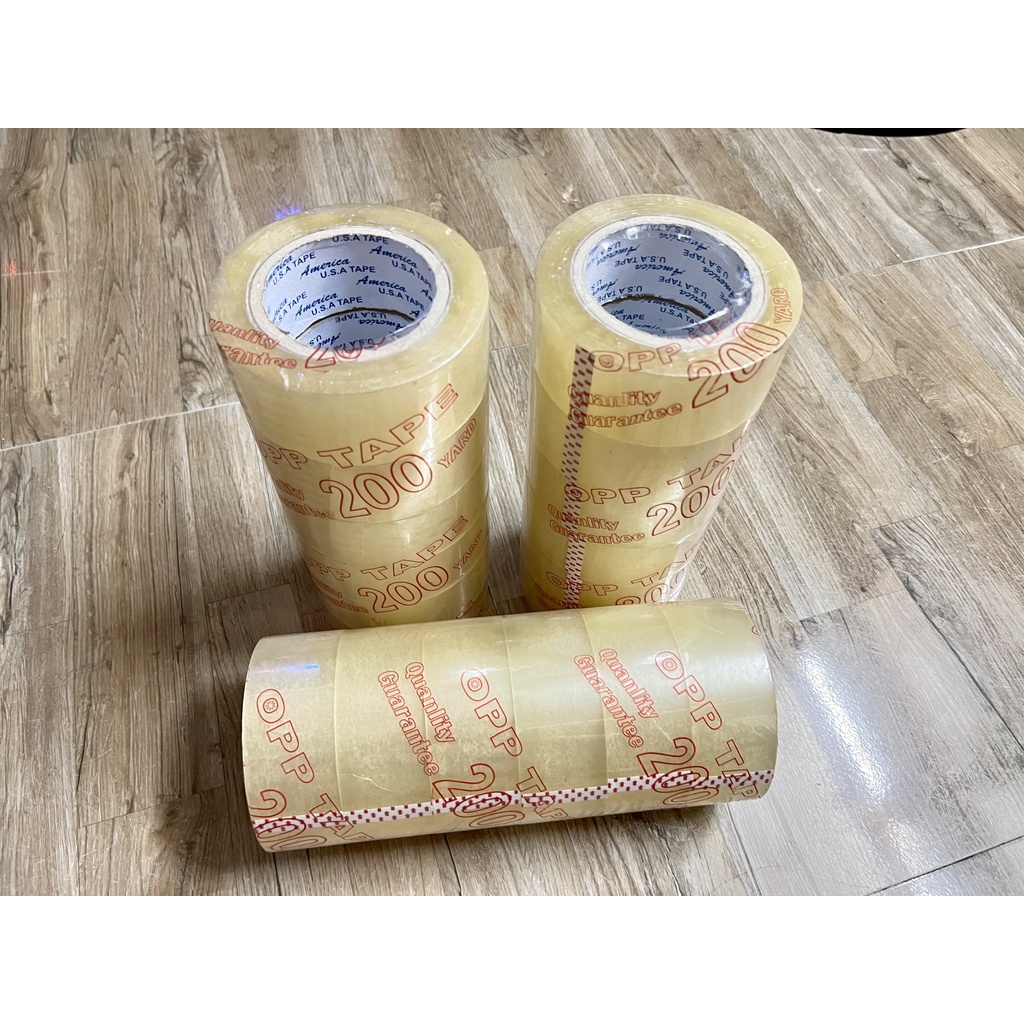 BĂNG KEO TRONG LOẠI LỚN 200 yard x 47mm