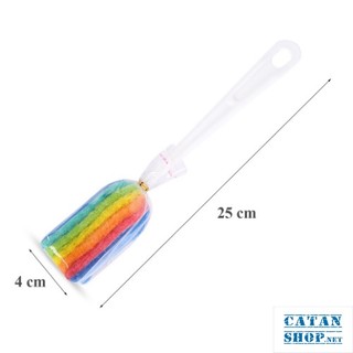 01 Dung Cụ Rửa Ly, Cốc, Bình Sữa 7 Màu Tạo Bọt, Nhỏ Gọn Tiện Dụng Dễ Dàng Mang Đi GD645-CoCV