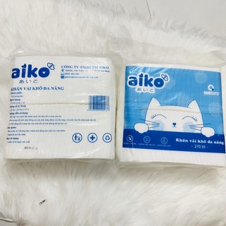 Khăn vải khô đa năng Aiko 270 tờ Chính hãng