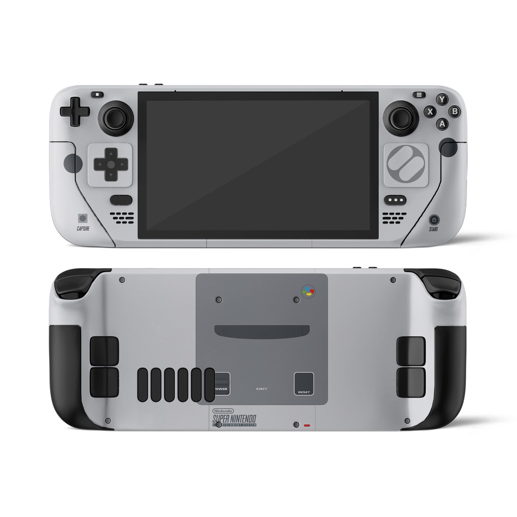 Skin dán Steam Deck mẫu Retro Super Famicon (Đã cắt sẵn chi tiết, dễ dán)