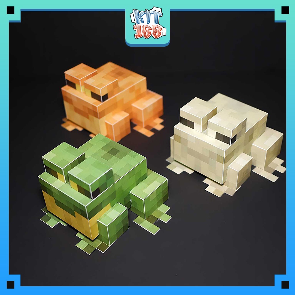 Mô hình giấy Cold Frog - Minecraft | Shopee Việt Nam