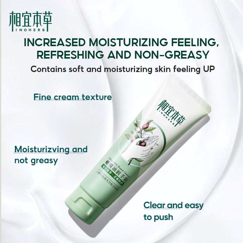 Ảnh Kem Dưỡng Da Tay Chiết Xuất Dầu Ô Liu INOHERB 150g Nuôi Dưỡng Sâu Cho Da Mềm 2
