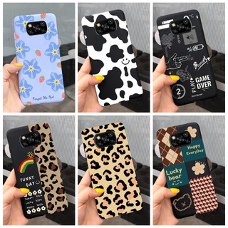Ốp Điện Thoại TPU Silicone Dẻo In Họa Tiết Đáng Yêu Cho Xiaomi Poco X3 Pro PocoX3 X 3 NFC