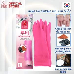 Găng Tay Cao Su Đất Vàng Và Than Gỗ Hồng Ngọc Thương Hiệu BEIGL Kháng Khuẩn
