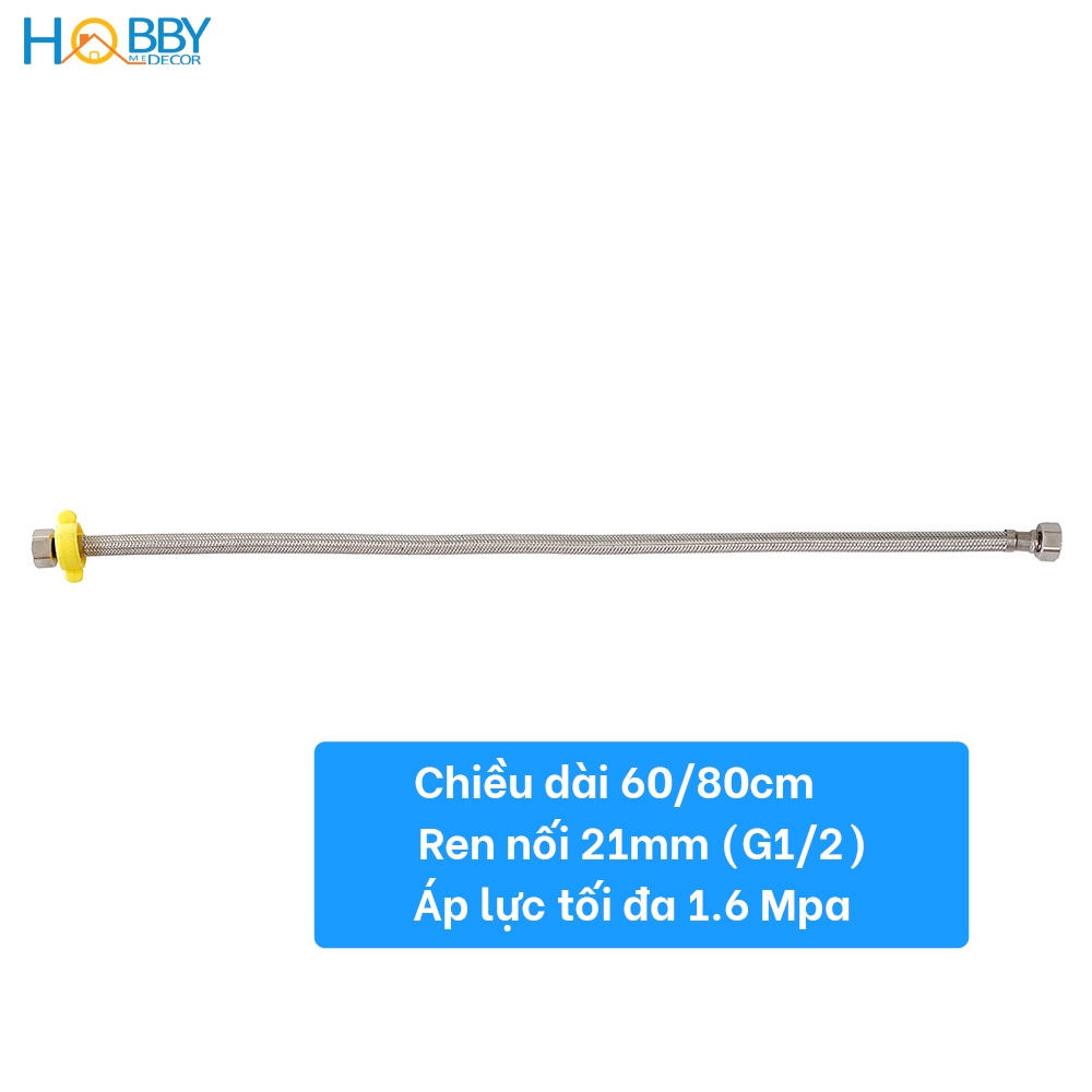 Dây cấp lạnh cho sen vòi bồn cầu Inox 304 HOBBY Home Decor DCL