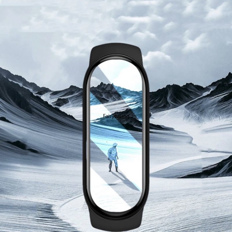 Đồng hồ bảo hiểm toàn diện 360 Kính 9D cho Xiaomi Mi Band 10 9 8 7 6 Phụ kiện Bảo vệ màn hình