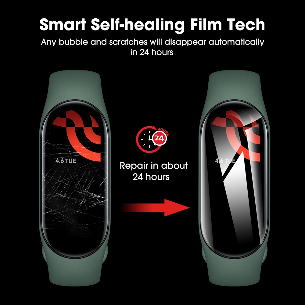 Dành Cho Xiaomi Mi Band 10 9 8 7 Hydrogel Phim Bảo Vệ Màn Hình, Mi Band7 Miband7 Smartwatch Phụ Kiện