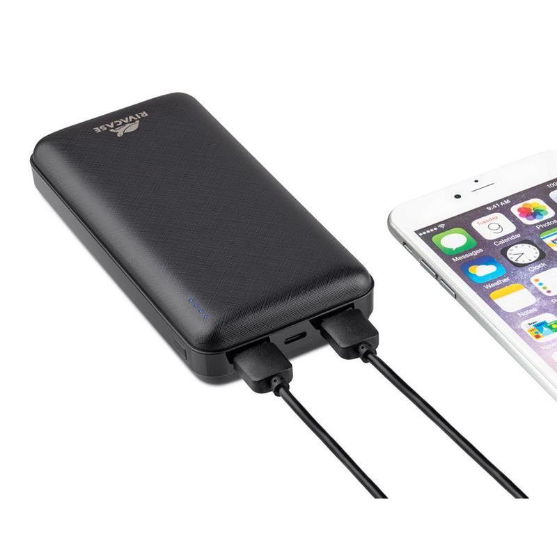 Pin Sạc Dự Phòng Rivacase VA2120 (20000mAh) - Sạc Nhanh 2 Cổng USB | BigBuy360 - bigbuy360.vn