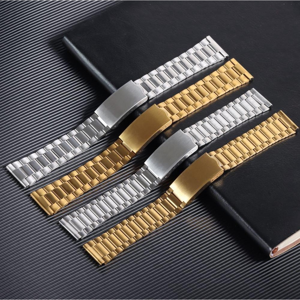Dây Đeo Đồng Hồ Bằng Thép Không Gỉ 14mm 18mm 20mm Không Gỉ