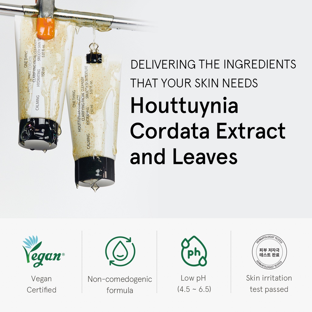 Ảnh Sữa rửa mặt tạo bọt pH thấp diếp cá | Houttuynia Cordata Clarifying Facial Cleanser 150ml 3