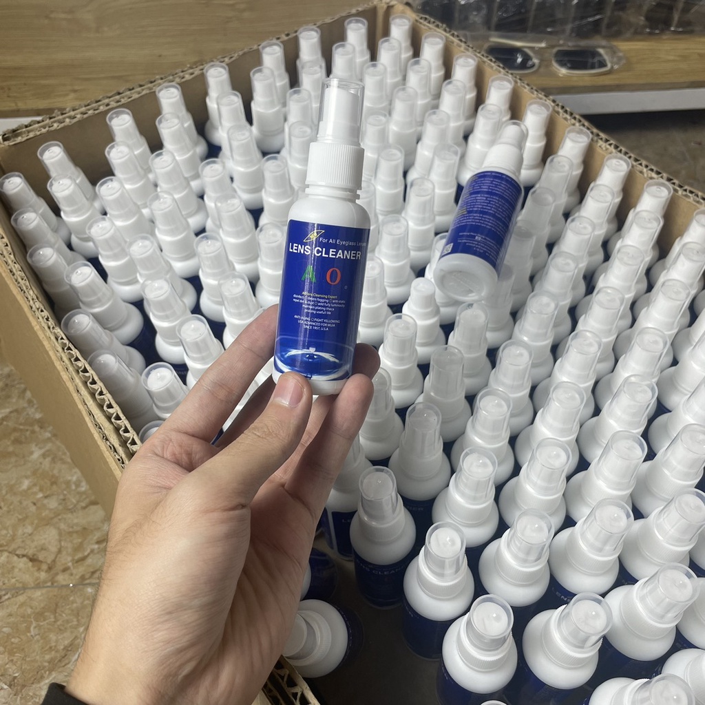 [MUA 10 TẶNG 1] Lọ Nước Xịt Rửa Mắt Kính 60ml Chuyên Dụng, Vệ Sinh Tròng Kính LEMON